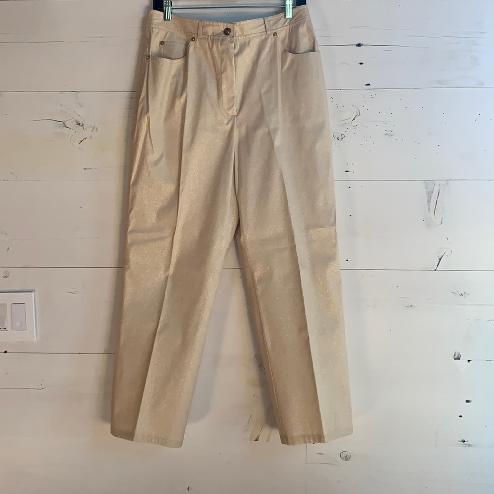 St. John sport 5 pocket gold jeans, 12